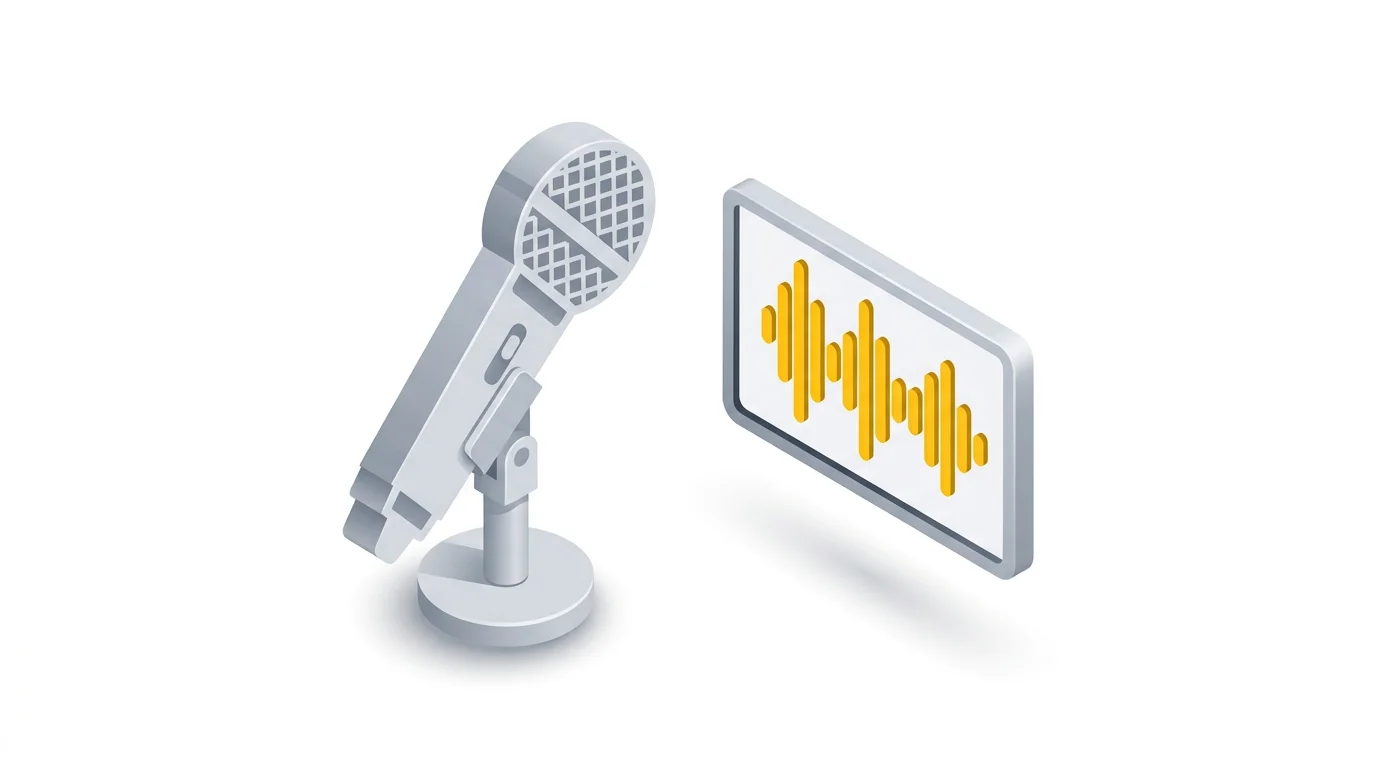 Call recording and transcript from AI answering service with audio waveform